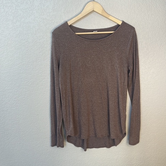 Old Navy Long Sleeve Shirt Brown Size Medium - Picture 5 of 9